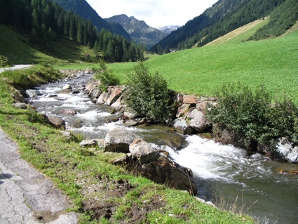 Le fresche acque della Stubaital.