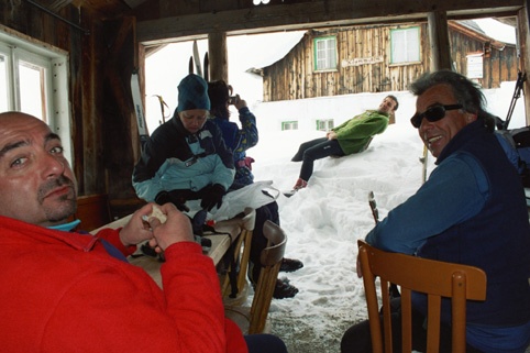 Sosta, con pausa pranzo, a Klammalm (1947 m) in val di Navis.