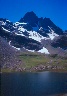 Val Viola Bormina: vista sul corno di Dosd nei pressi del rifugio Val Viola.