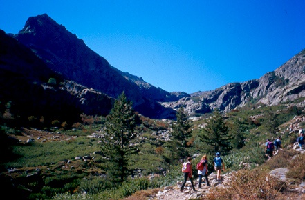 Valle della Restonica: in salita verso le lac de Melo e de Capitello.