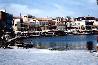 Creta: Il porto di Hania.