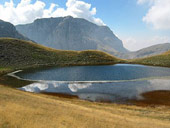 Panorama nella zona dei Dragon Lakes.