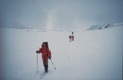 Sciare verso il rifugio Kebnekaise.