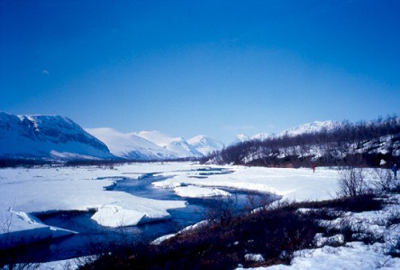 Paesaggio nei pressi di Nikkaluokta.