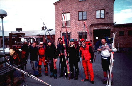 Foto di gruppo ad Abisko.