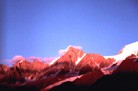 Aiguille du Midì al tramonto.