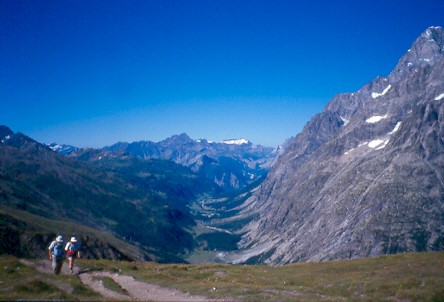 La Val Ferret, vista dal Col du Gran Ferret.