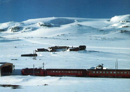 Rifugio Finsehytta nel Parco Nazionale dell'Hardangervidda.