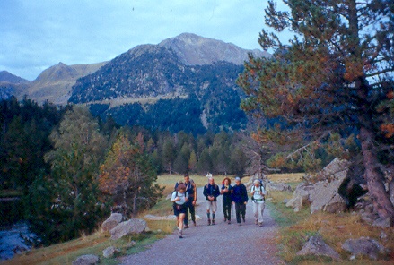 Inizio del trekking, in localit Aiguestortes.