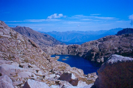 Vista dalla Collada de Sabur.