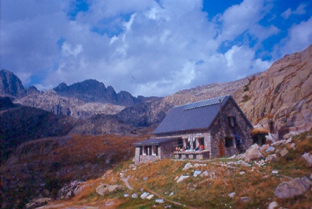 Il rifugio Ventosa i Calvell.