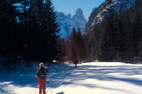 Lungo il percorso della Dobbiaco-Cortina.