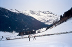 Sulle piste di fondo in Val Casies.