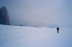 Val Pusteria, sulla pista di fondo valle da Dobbiaco verso S.Candido.