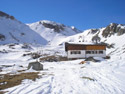 Il rifugio Sesvenna (2258 m).