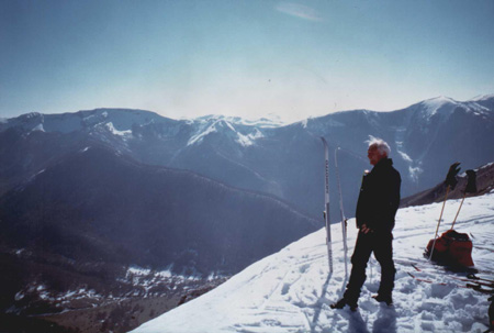 Parco Nazionale d'Abruzzo: panorama dalla sella del Marcolano.