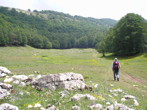 Monti del Velino (Abruzzo), escursione nella Valle del Morretano.